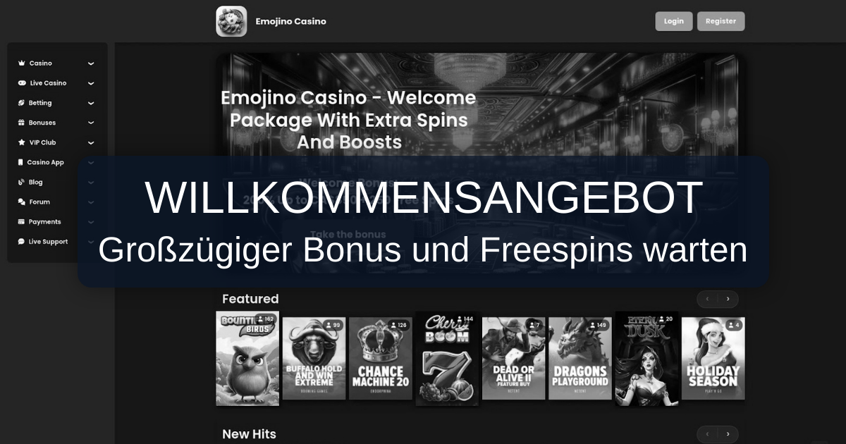 Emojino Casino für deutsche Spieler